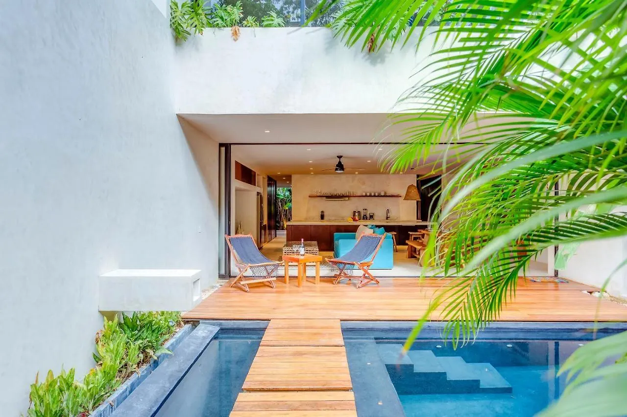 Gorgeous Flowy Space With Wrap-Around Private Pool Tulum Apartment