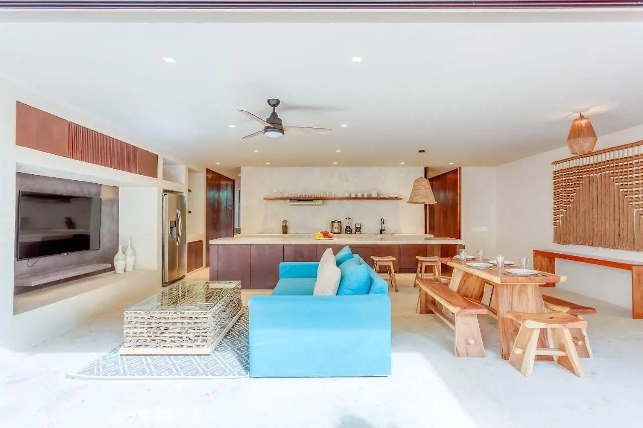 Gorgeous Flowy Space With Wrap-Around Private Pool Tulum Mexico