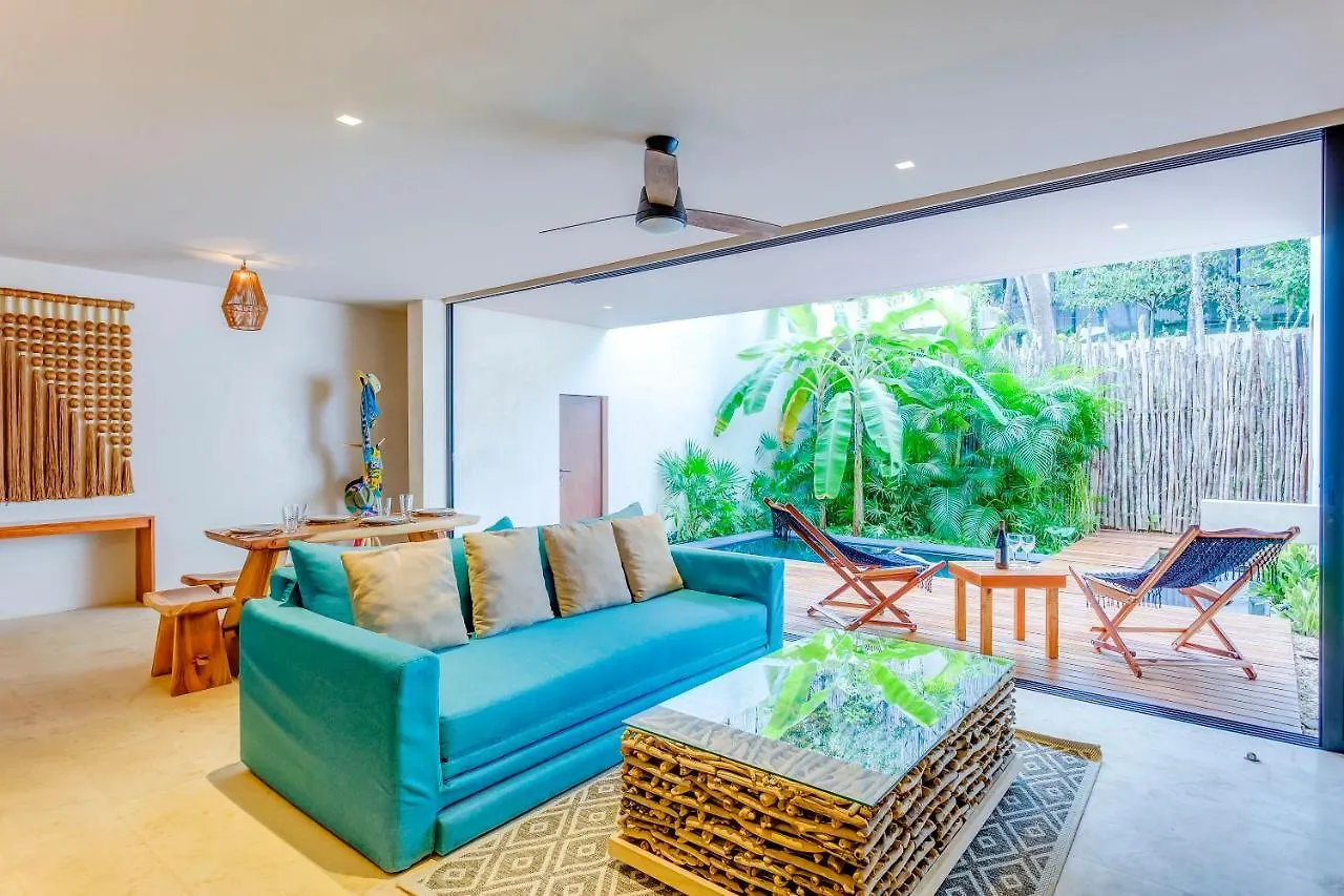 Gorgeous Flowy Space With Wrap-Around Private Pool Tulum Mexico